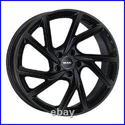 Jantes Roues Mak Kassel Pour Renault Clio Sport Rs 7x17 5x108 Gloss Black F Fik