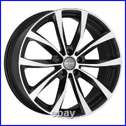 Jantes Roues Mak Wolf Pour Renault Clio Sport Rs 7.5x17 5x108 Black Mirror K82