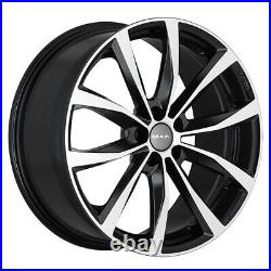 Jantes Roues Mak Wolf Pour Renault Clio Sport Rs 7.5x17 5x108 Black Mirror Q1r