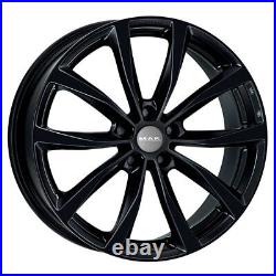 Jantes Roues Mak Wolf Pour Renault Clio Sport Rs 7.5x17 5x108 Gloss Black At7