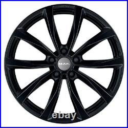 Jantes Roues Mak Wolf Pour Renault Clio Sport Rs 7.5x17 5x108 Gloss Black At7