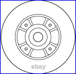 Jeu De 2 Disques De Frein Renault Clio II 1.5 Dci, 2.0 16v Sport, Clio I 1.8 16v