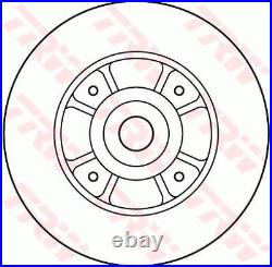 Jeu De 2 Disques De Frein Renault Clio II 1.5 Dci, 2.0 16v Sport, Clio I 1.8 16v