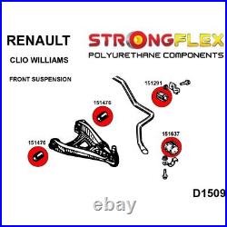 Kit suspension avant silentblocs polyuréthane SPORT pour Renault Clio Williams