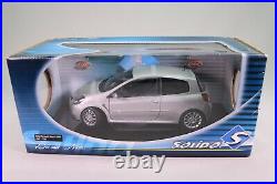 LE404 SOLIDO 8195 Voiture 1/18 118 Renault Clio sport 2006 silver