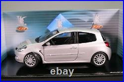 LE436 SOLIDO 8195 Voiture 1/18 118 Renault Clio sport 2006 silver