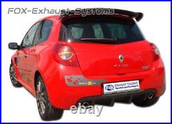 Le Sport Échappement Duplex Renault Clio 3 Type R 1x76mm Inclinées Avec ABS