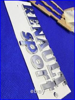 Logo Badge Emblème RENAULT SPORT Clio 2 RS Megane 2 RS ORIGINAL 6000068214 NEUF