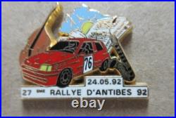 Lot De 9 Pin's Renault Clio 16s Rallye Sport-auto