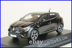 Norev 1/43 Renault Clio R. S. Line 2019 Noir Sport Hatchback Diecast 517584