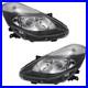 Pour Renault Clio 3 III BR CR 2009- Phare Noir Verre Clair Gauche + Droit