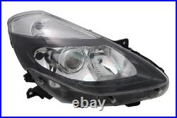 Pour Renault Clio 3 III BR CR 2009- Phare Noir Verre Clair Gauche + Droit