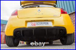 Pour Renault Clio MK3 197 Sport 2.0 16v Scorpion Exhaust non-Res Vers L'Arrière