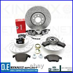 Pour Renault Clio Sport 1.6 Trophy Rs 200 Rs 220 Avant Frein Arrière Disques F/R