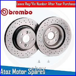 Pour Renault Clio Sport 197/200 MK3 Brembo Extra Percé Paire Disque Frein Avant