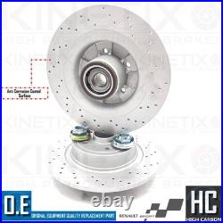 Pour Renault Clio Sport 2.0 Rs MK3 197 200 avant Et Arrière Perforé Frein X 4