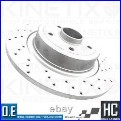 Pour Renault Clio Sport 2.0 Rs MK3 197 200 avant Et Arrière Perforé Frein X 4