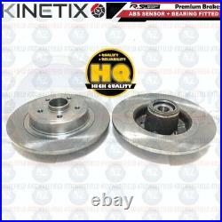 Pour Renault Clio Sport 200 Frein Arrière Disques Paire Capteur ABS Palier Coupe