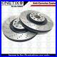 Pour Renault Clio Sport 3.0 V6 Avant Cross Perforé Kit Disque Frein 330mm X2 New