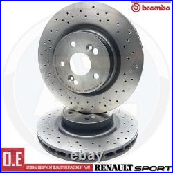 Pour Renault Clio Sport MK3 Rs 197 Brembo Extra Paire Disque Frein Avant 312mm