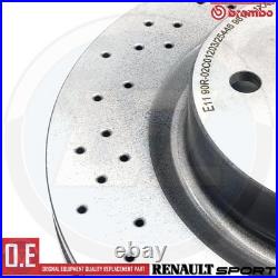 Pour Renault Clio Sport MK3 Rs 200 Brembo Extra Paire Disque Frein Avant 312mm