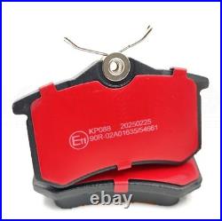 Pour Renault Clio Sport MK4 Trophy 2013-2021 Céramique Course Arrière Freins Set