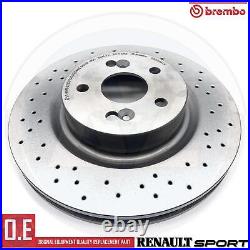 Pour Renault Clio Sport Rs 197 MK3 Avant Perforé Brembo Frein Disques & Patins