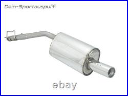 Ragazzon Silencieux Sport Pour Renault Clio 1 B/C57 1.8L 2.0L 80Mm Roulé