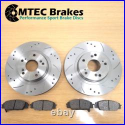 Renault Clio 172 182 Coupe Sport Avant Disque Frein Rainuré Perforé Et Mtec Pads