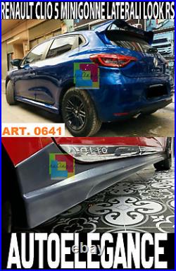 Renault Clio 5 V 2019+ Spoiler Jupes Latérales Look Sport Rs