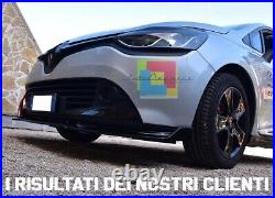 Renault Clio IV 2012- Lame Sous Pare-chocs Avant En Abs Look Sport Rs Noir