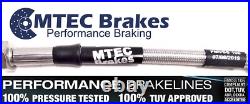 Renault Clio Mk2 Sport 172 182 01- Mtec Lignes De Frein Tressées Avant Arrière