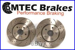 Renault Clio Sport 200 2.0 16v 09-13 Frein Arrière Disques Patins Perforé Groove