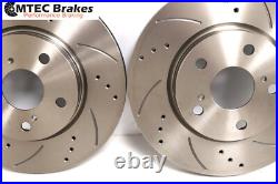 Renault Clio Sport 200 2.0 16v 09-13 Frein Arrière Disques Patins Perforé Groove