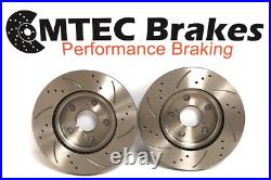 Renault Clio Sport 200 2.0 16v 09-13 Frein Arrière Disques Patins Perforé Groove