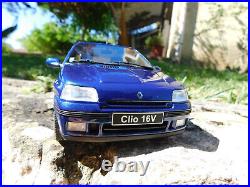 Renault sport clio 1 16v bleu monaco 1/18 1 18 118otto ottomobile ottomodels