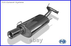 Silencieux Sport Renault Clio 1 Type B/C 57 1x80mm Rond Droit Silencieux Sport Renault Clio 1 Type B/C 57 1x80mm Rond Droit