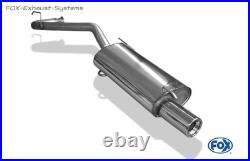 Silencieux Sport Renault Clio 1 Type B/C 57 1x80mm Rond Droit Silencieux Sport Renault Clio 1 Type B/C 57 1x80mm Rond Droit