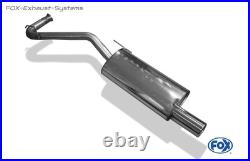 Silencieux Sport Renault Clio 1 Type B/C 57 1x80mm Rond Droit Silencieux Sport Renault Clio 1 Type B/C 57 1x80mm Rond Droit