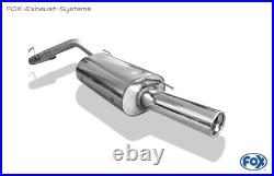 Silencieux Sport Renault Clio 1 Type B/C 57 1x80mm Rond Enroulé Droit