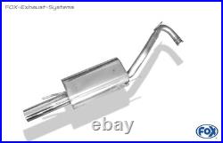 Silencieux Sport Renault Clio 1 Type B/C 57 1x80mm Rond Enroulé Droit