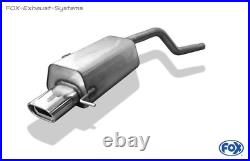 Silencieux Sport Renault Clio 2 Type B 2.0L 16V 135x80 Flachoval Silencieux Sport Renault Clio 2 Type B 2.0L 16V 135x80 Flachoval