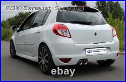 Silencieux Sport Renault Clio 3 GT Type R 2x90 Incliné Avec Abs