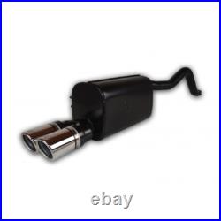 Silencieux Sport Ulter Pour RENAULT Clio D 5 Portes 0.9L 66kW 2012- 2x 70mm