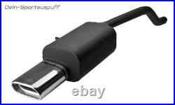 Silencieux Sport Ulter Renault CLIO 3 05- 145x75mm Plat Ovale Enroulé