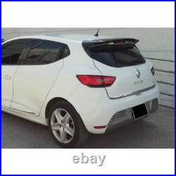 Spoiler Adapté Pour Renault Clio 4 IV 2012-2019 Look Sport Noir Poli