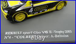 Ta1193 Uh 1/43 Renault Clio Sport V6 II Trophy 2003 Colbert #4 Ref 7711225849