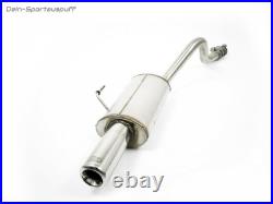 Ulter Inox Échappement Sport Renault Clio 2 80mm Roulé Juste Avec Absorbeur