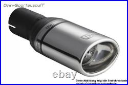 Ulter Silencieux Sport Renault CLIO 3 05- 95x65mm Ovale Enroulé Droit