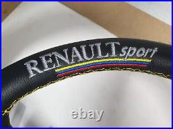 Volant Sport Cuir Lisse Renault Sport R5 Turbo Clio Gt Turbo Megane 350mm/80mm